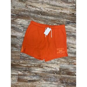 Mens Nike New York Mets Sweat Shorts New With Tags Size XL MLB Orange